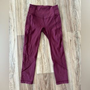 Lululemon fast and free leggings size 6